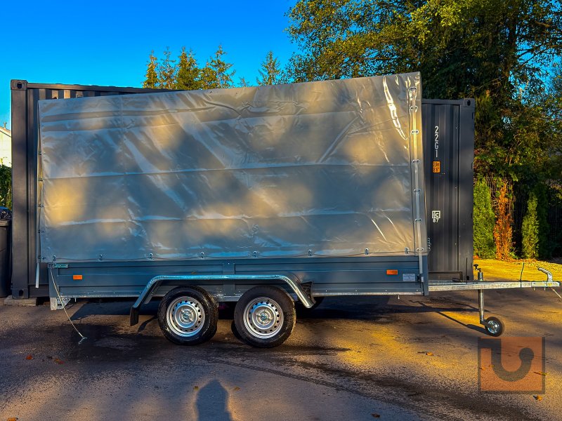 Wysoka plandeka 350x150 H180 - przyczepa z placu PBRent w Niegoszowicach
